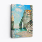 Claude Monet The Cliffs at Etretat Canvas Art Print