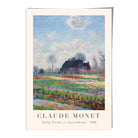 Claude Monet Tulip Fields Wall Art Print