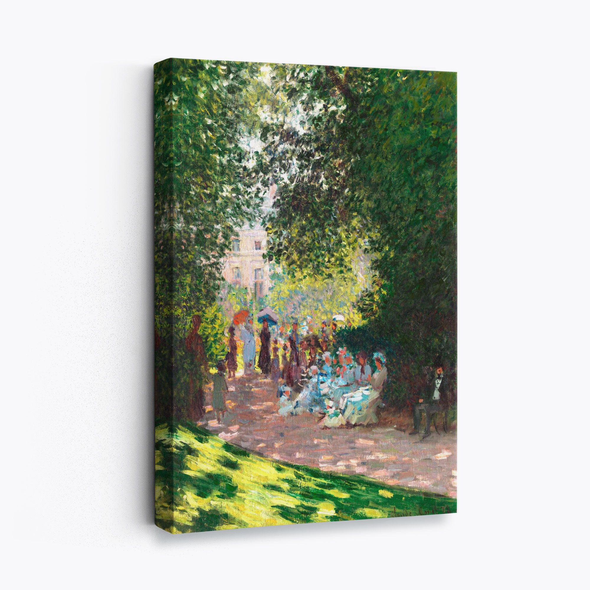 Claude Monet The Parc Monceau Canvas Art Print