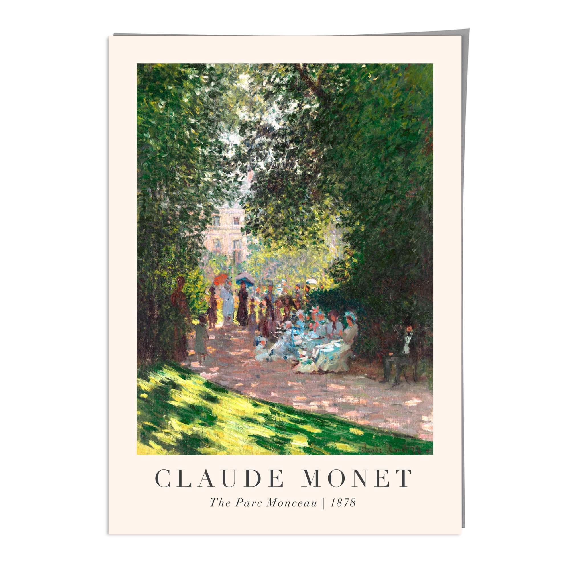 Claude Monet The Parc Monceau Wall Art Print