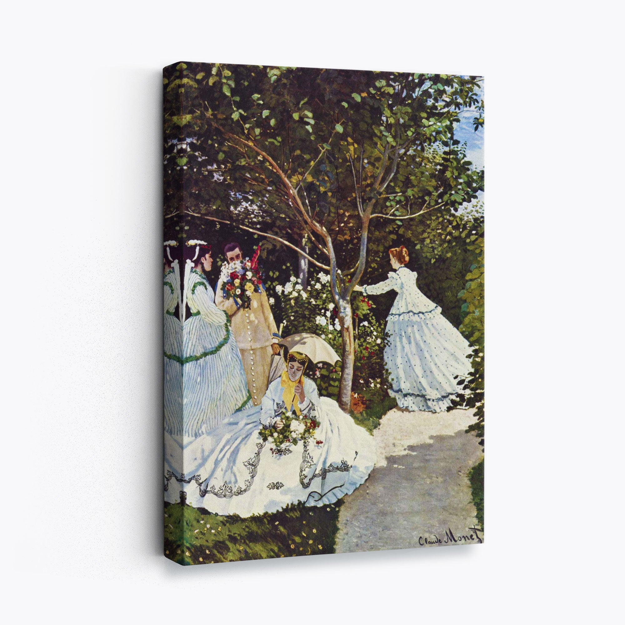 Claude Monet Women in the Garden Canvas Art Print