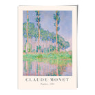 Claude Monet Poplars Wall Art Print