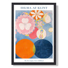 Hilma AF Klint No 2 Childhood Art Print print in Black Wooden Frame