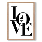 Love Typography Art Print Wall Art Print