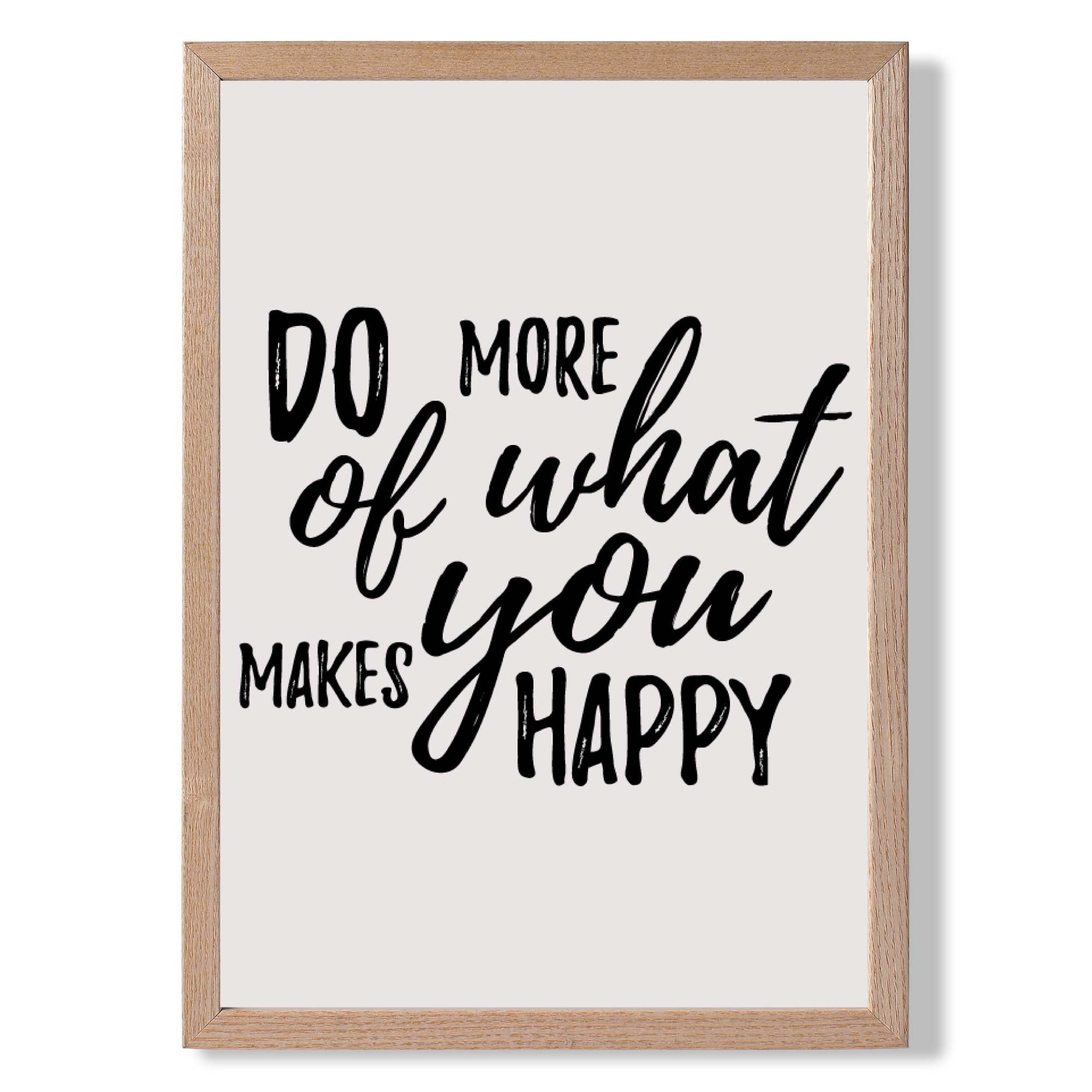 Do More of Quote Art Print Wall Art Print