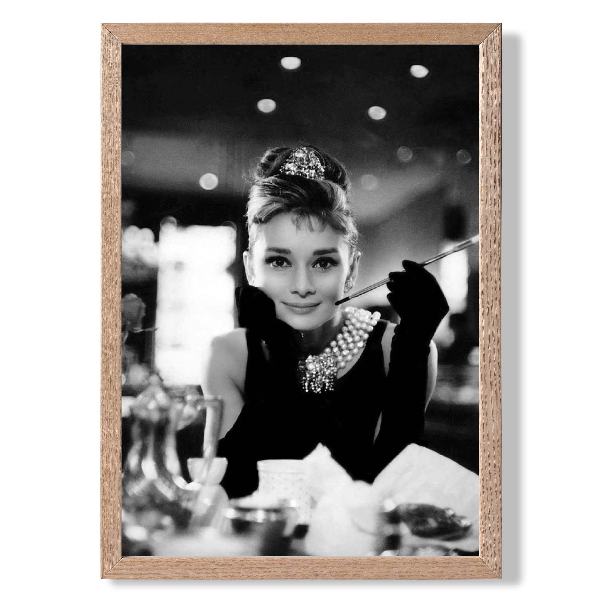 Audrey Hepburn at Tiffany's Art Print Wall Art Print