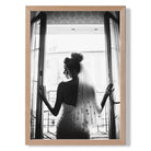 Bride in Paris Art Print Wall Art Print