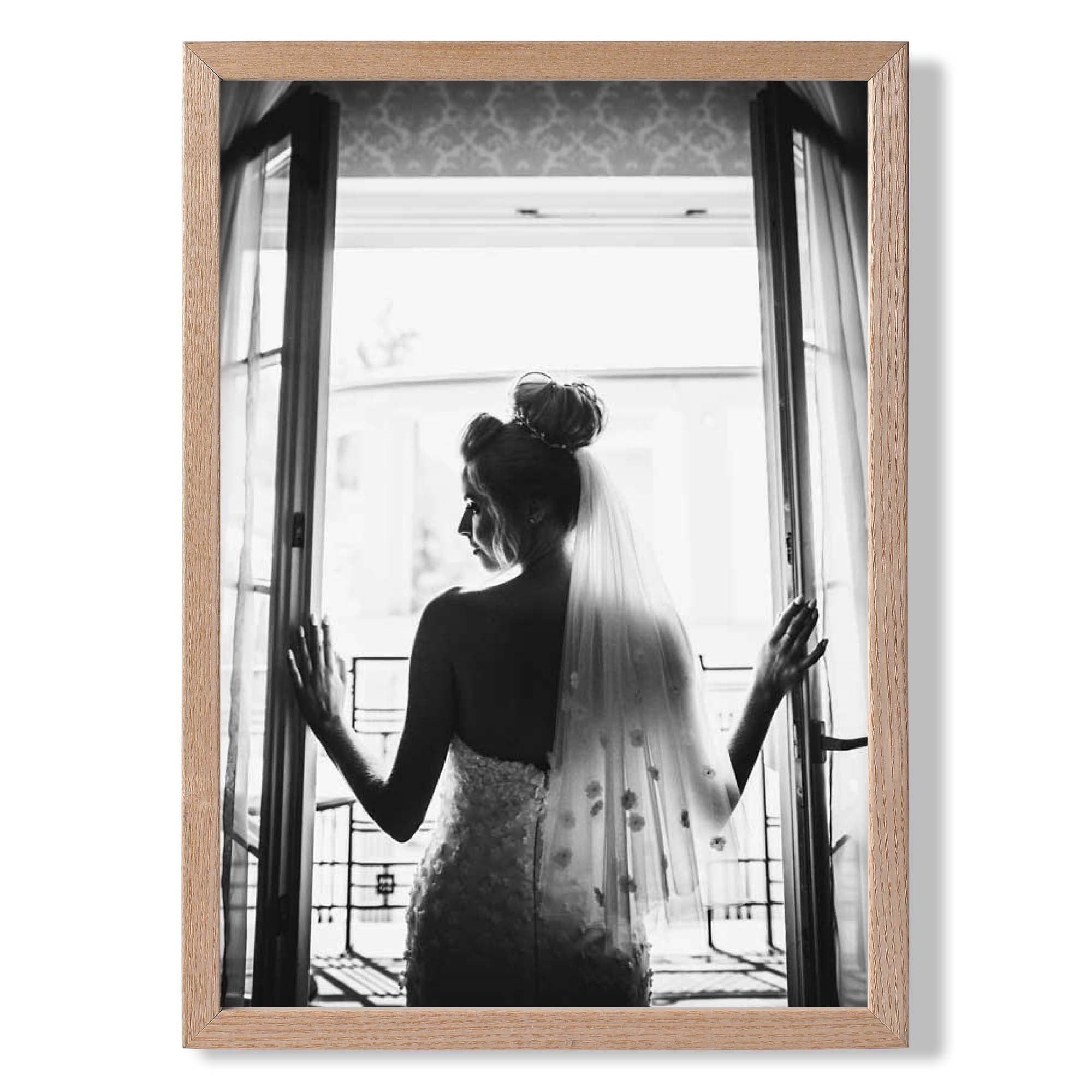 Bride in Paris Art Print Wall Art Print
