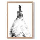 Watercolour Debutante No 1 Art Print Wall Art Print