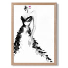 Watercolour Debutante No 2 Art Print Wall Art Print