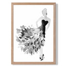 Watercolour Debutante No 3 Art Print Wall Art Print
