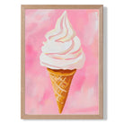 Ice Cream Kitchen Illustration Art Print Wall Art Print