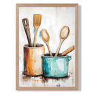 Kitchen Utensils Vintage No 1 Art Print Wall Art Print