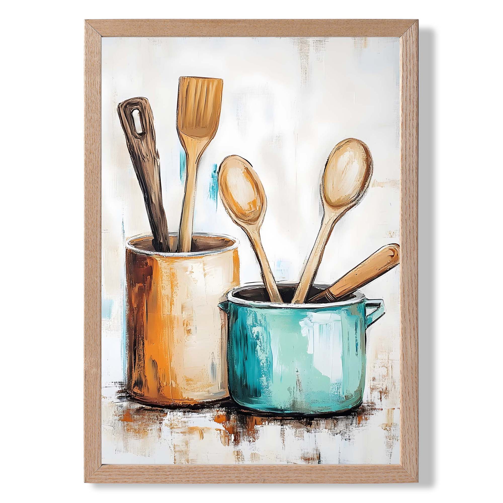 Kitchen Utensils Vintage No 1 Art Print Wall Art Print