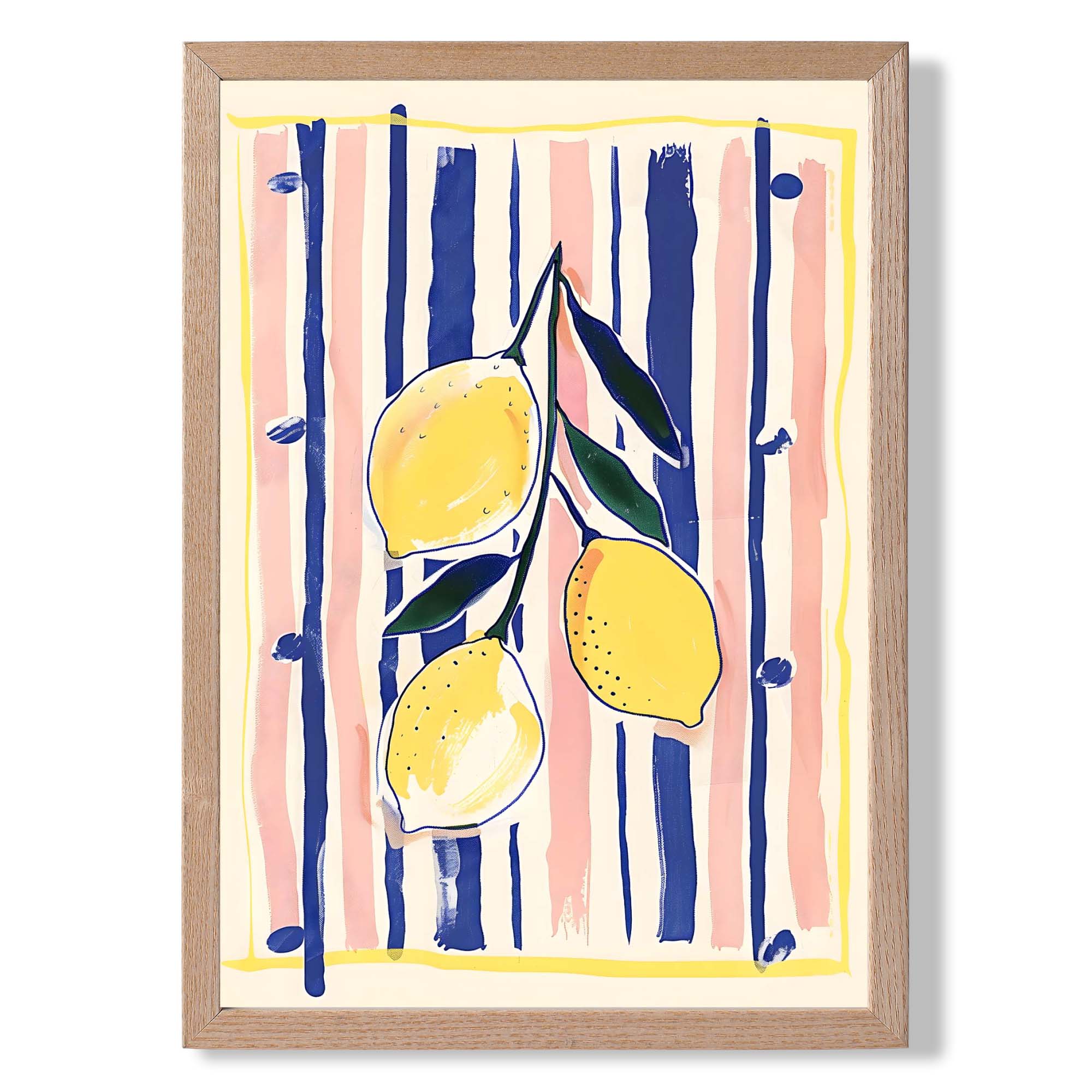 Lemons Kitchen Art Print Wall Art Print