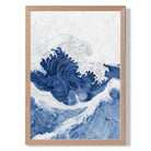 Japanese Style Ocean Wave Art Print Wall Art Print