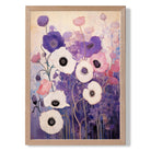 Purple and Pink Poppies Art Print Wall Art Print