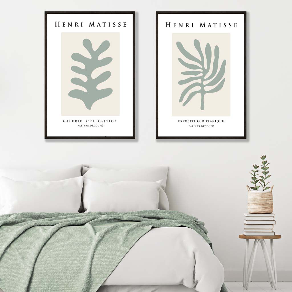 Matisse Botanical in Sage Green Posters | Artze Wall Art UK