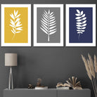 Set of 3 Tropical FERN Wall Art Prints