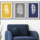 Set of 3 Tropical FERN Wall Art Prints