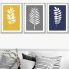 Set of 3 Tropical FERN Wall Art Prints