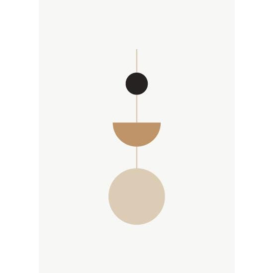 Urban in Autumn Abstract Geometric Wall Art Prints