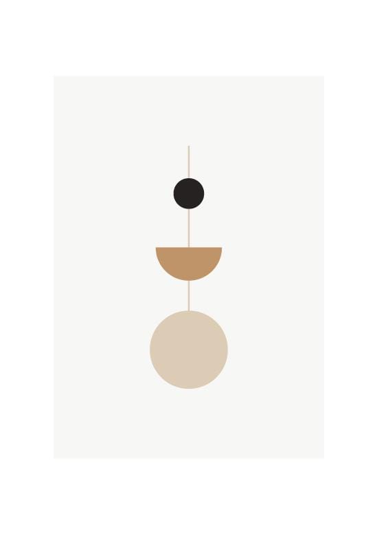 Urban in Autumn Abstract Geometric Wall Art Prints