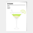 Daiquiri - Minimal Cocktail Poster