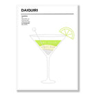 Daiquiri - Minimal Cocktail Poster