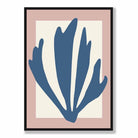 Pink and Blue Matisse Inspired Floral Wall Art Print No 4