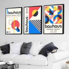 Flower Market Prints in Green, FRAMED Set of 3 with Flowers of London, Edinburgh, Dublin | Artze Wall Art UK