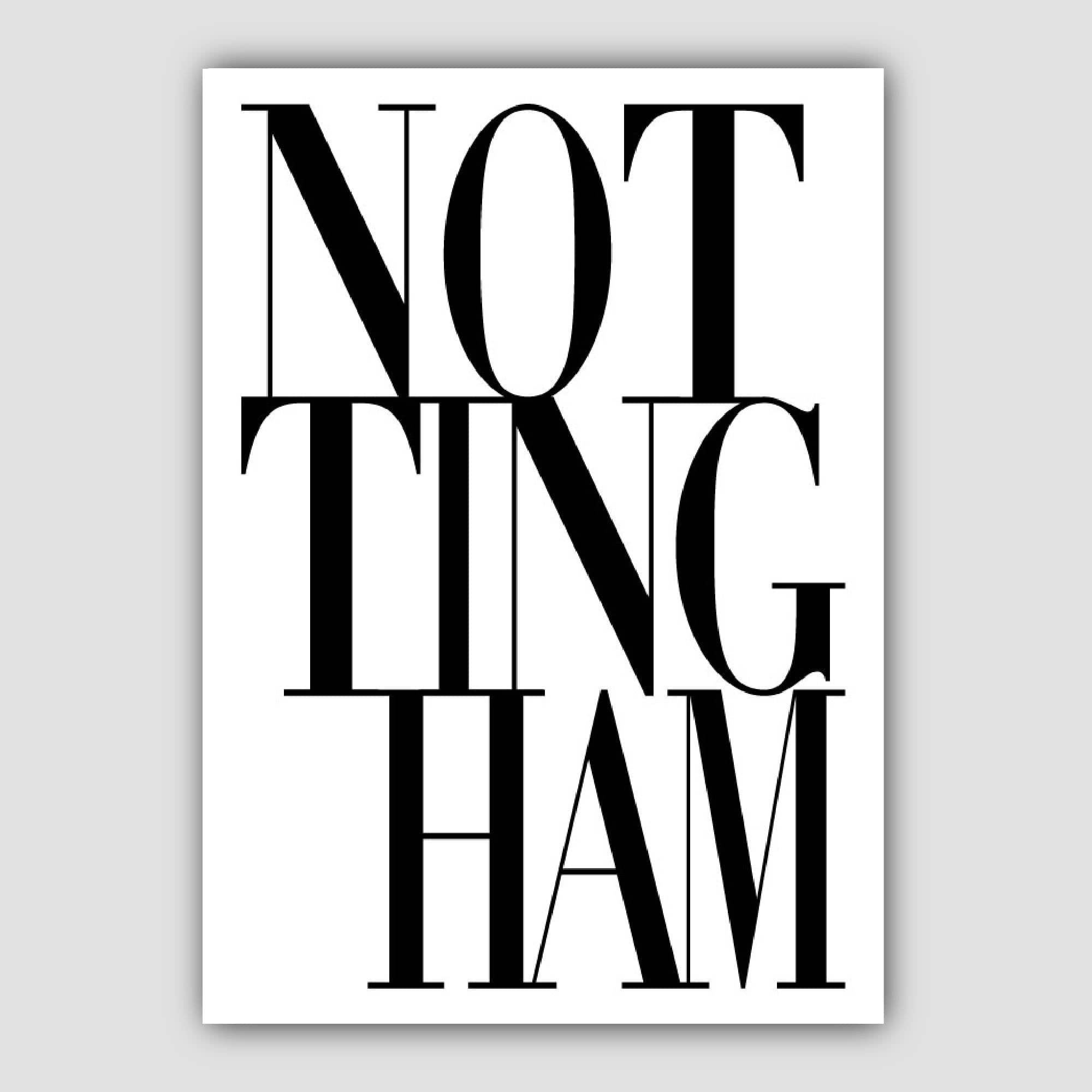 Nottingham Print
