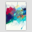 Abstract Colourful Abstract Graffiti No 3 Art Print