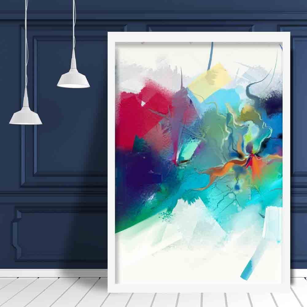 Abstract Colourful Abstract Graffiti No 3 Art Print