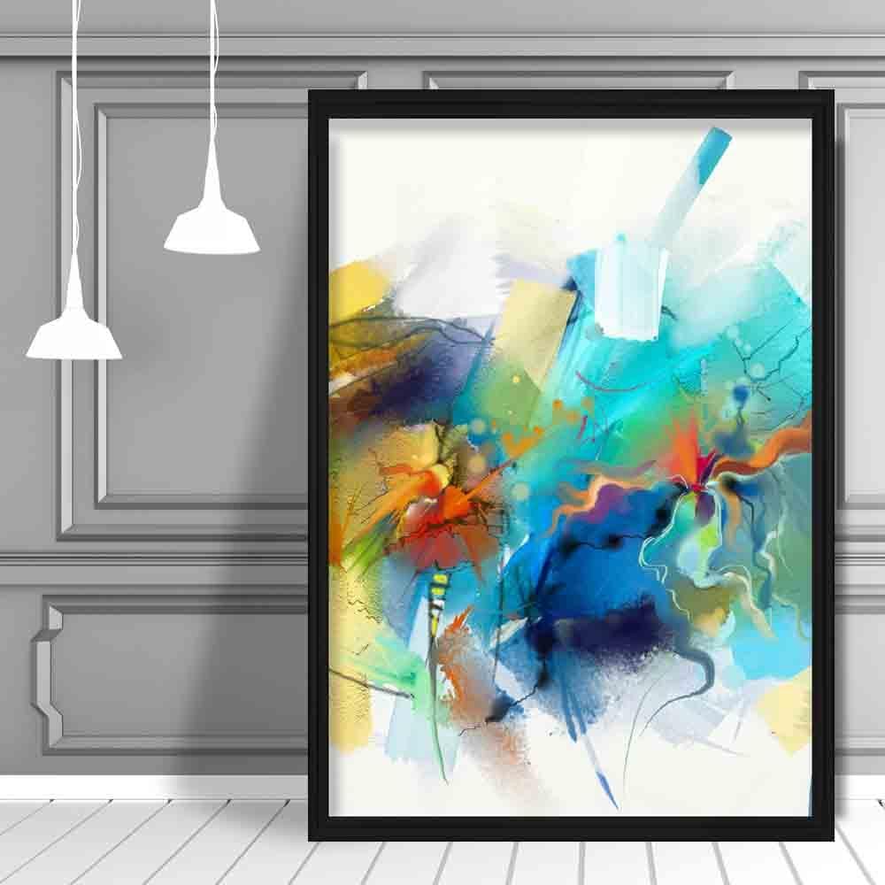 Abstract Colourful Abstract Graffiti No 2 Art Print