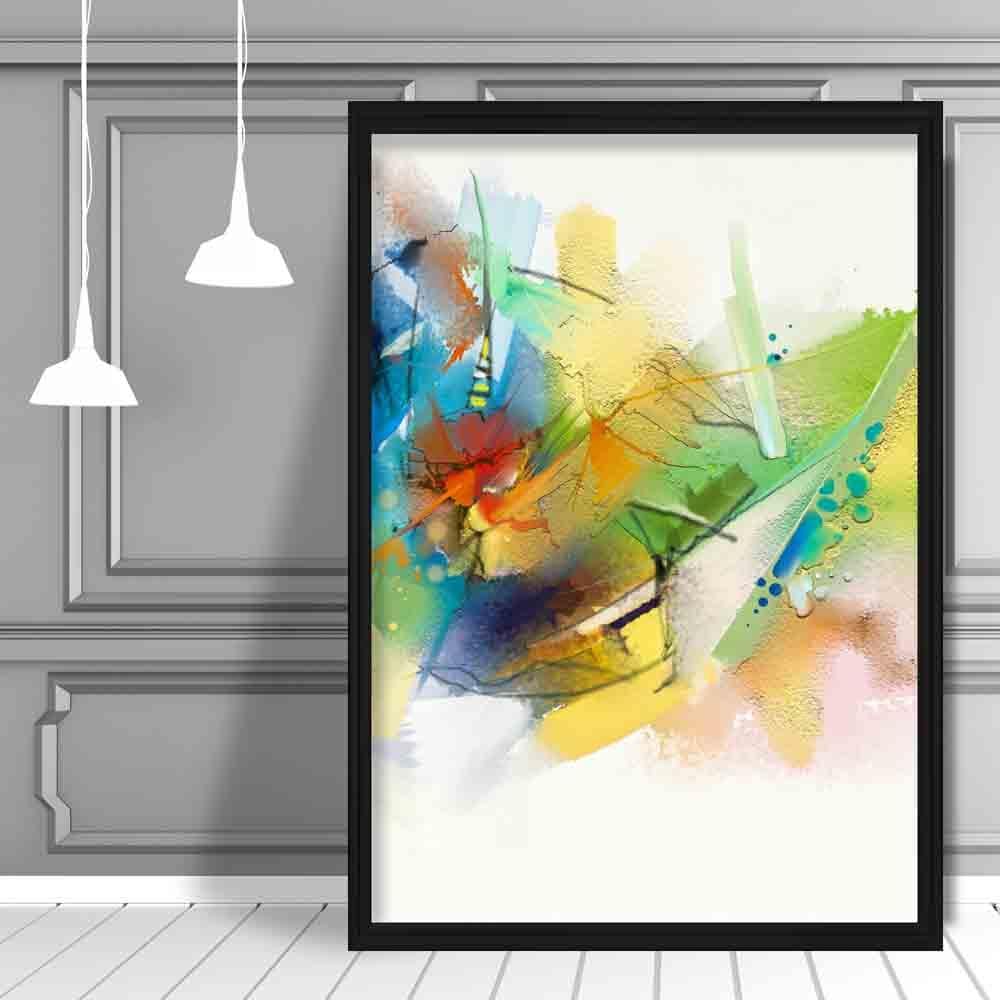 Abstract Colourful Abstract Graffiti No 1 Art Print
