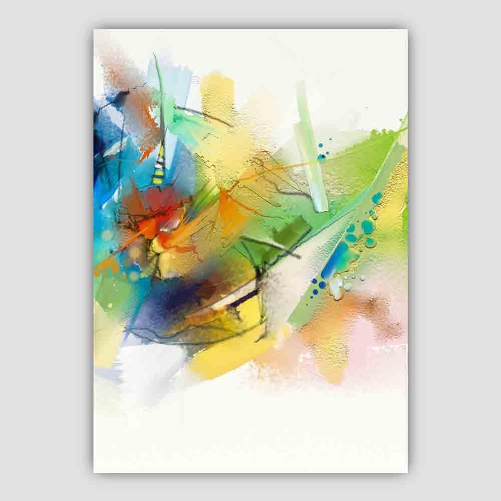 Abstract Colourful Abstract Graffiti No 1 Art Print