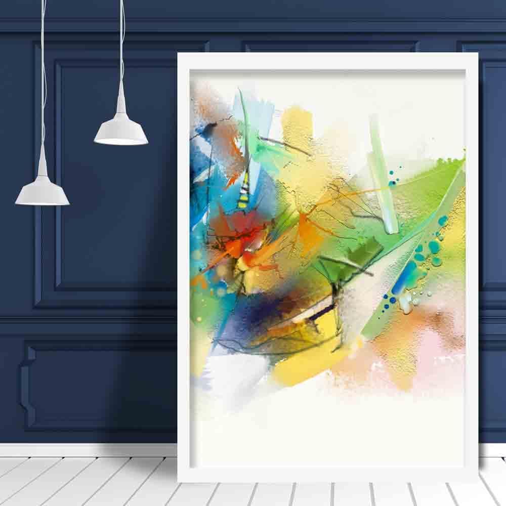 Abstract Colourful Abstract Graffiti No 1 Art Print