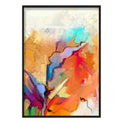 Abstract Colourful Pink and Orange Graffiti No 2 Art Print
