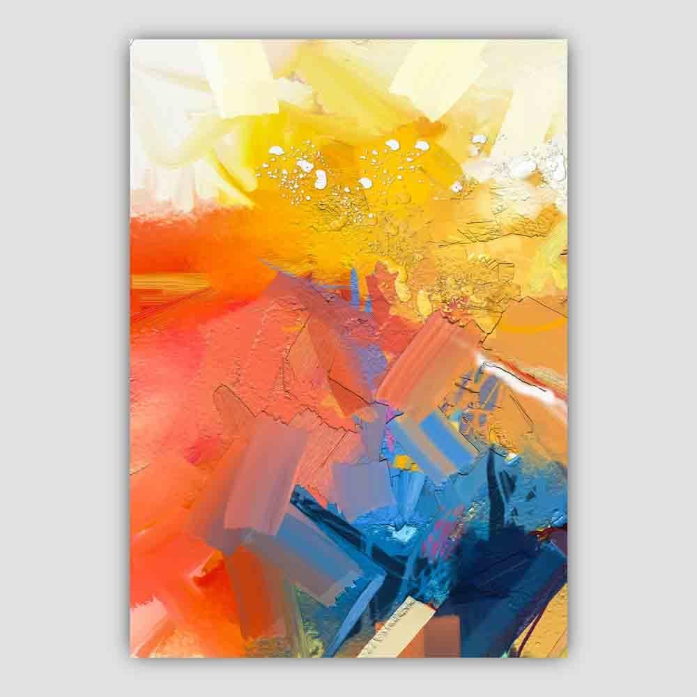 Abstract Colourful Pink and Orange Graffiti No 1 Art Print