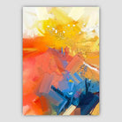Abstract Colourful Pink and Orange Graffiti No 1 Art Print
