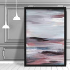 Pink & Blue Abstract Texture Painting 2 Poster