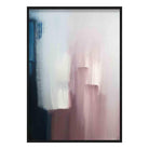Pink & Blue Abstract Texture Painting 3 Poster