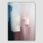 Pink & Blue Abstract Texture Painting 3 Poster
