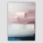 Pink & Blue Abstract Texture Painting 1 Poster