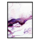 Purple & Pink Abstract Fluid Painting Poster No 2