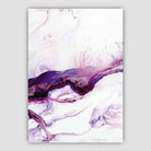 Purple & Pink Abstract Fluid Painting Poster No 2