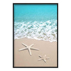 Beach, Sea and Starfish Photo Art Print