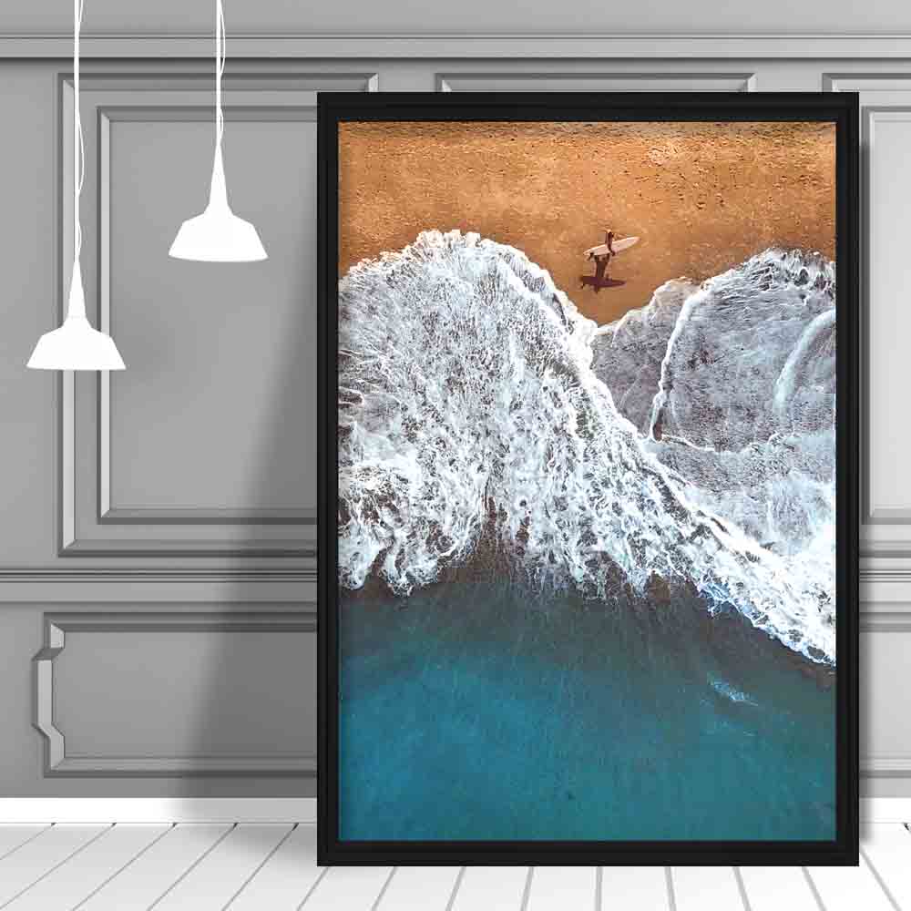 Sea and Surfer Photo Print