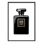 Black Perfume Noir Art Print Poster